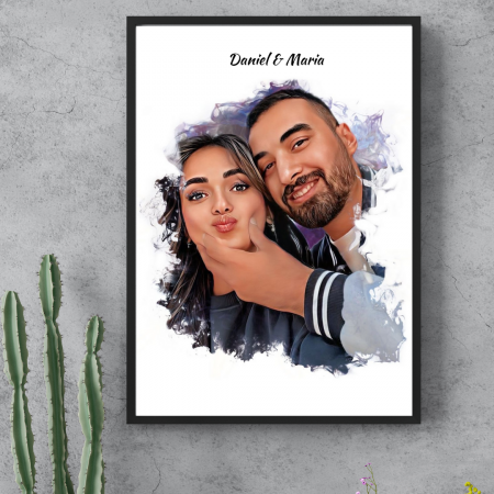 Tablouri Personalizate pentru familie - Tablou personalizat Cartoon