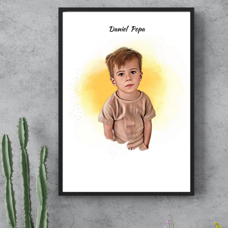 Tablouri Personalizate pentru familie - Tablou personalizat Cartoon