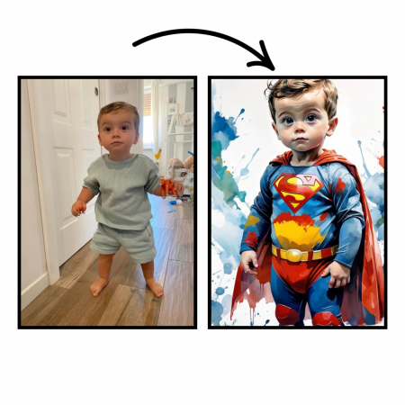 Tablou personalizat Cartoon Superman [1]