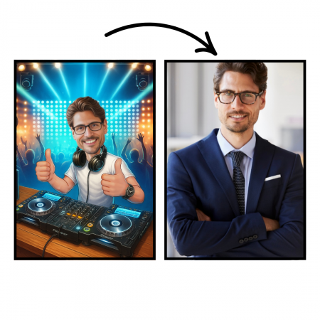 Tablou personalizat Cartoon Dj [1]