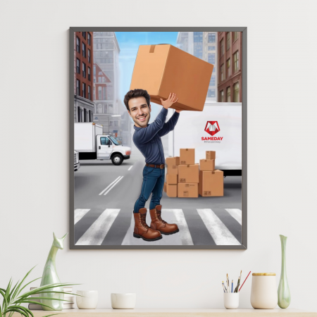 Tablouri Cartoon cu Meserii - Tablou personalizat CartoonCurier