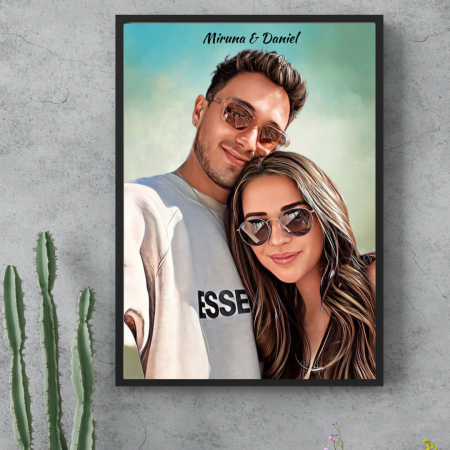 Tablouri Personalizate pentru familie - Tablou personalizat Cartoon