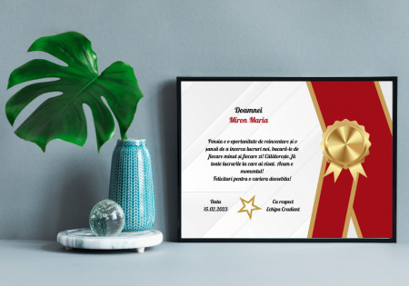 Tablou Personalizat pentru viitori pensionari - Tablou personalizat - mesaj de pensionare