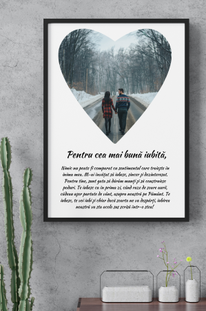 Tablouri Personalizate pentru iubit/iubita - Tablou personalizat pentru cel mai bun iubit/iubita