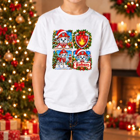 Tricouri Personalizate pentru Copii - Tricou Copii Personalizat cu nume - Patrula Catelusilor