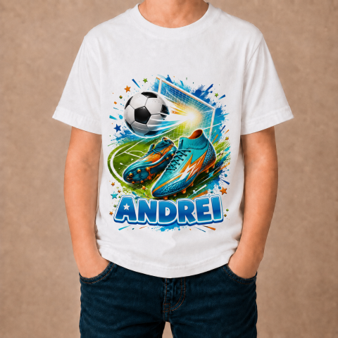 Tricouri Personalizate - Tricou copii Personalizat - Fotbal