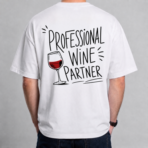 Tricouri cu Mesaje - Tricou „Professional Wine Partner”