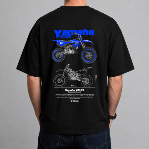 Tricouri cu Mesaje - Tricou Personalizat Yamaha YZ125