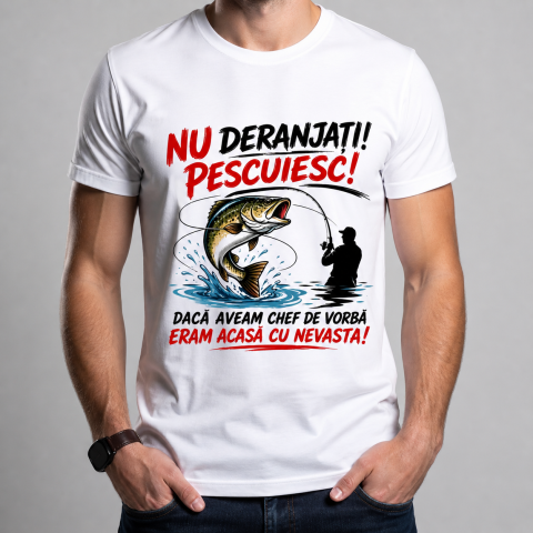 Tricouri Personalizate pentru el - Tricou Personalizat Pescar