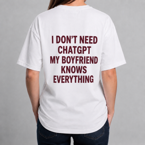 Tricouri cu Mesaje - Tricou personalizat - I DON’T NEED CHATGPT