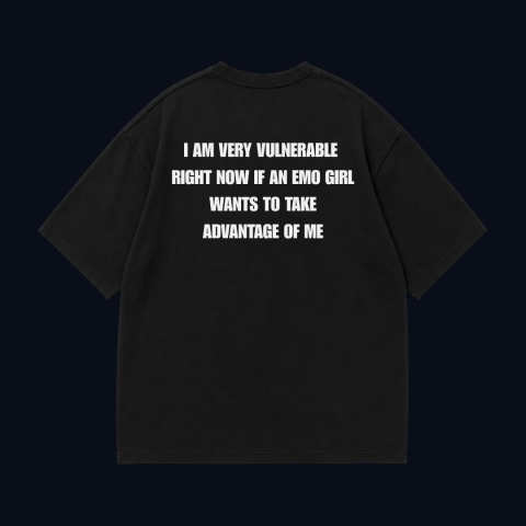 Tricouri Interzise - Tricou Personalizat Oversized Vulnerable