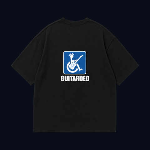 Tricouri Interzise - Tricou Personalizat Oversized Guitarded