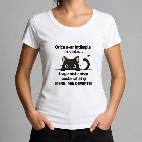 Tricouri Personalizate pentru ea - Tricou Personalizat Amuzant pentru iubitorii de Pisici