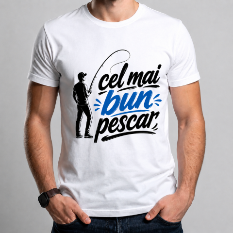 Tricouri Personalizate pentru el - Tricou Personalizat Cel mai bun Pescar