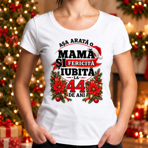 Tricouri Personalizate pentru Adulti - Tricou Personalizat pentru Mama de Craciun