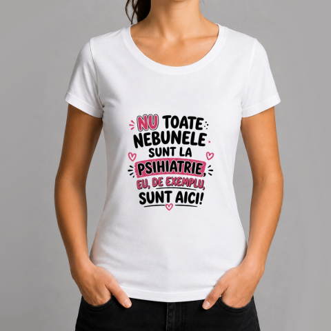 Tricouri Personalizate pentru ea - Tricou Personalizat cu Mesaj Amuzant