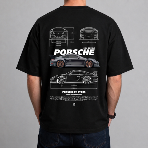 Tricouri Personalizate pentru el - Tricou Personalizat Tricou Porsche GT3 RS