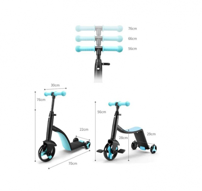 Trotineta - Tricicleta 3 in 1 [4]