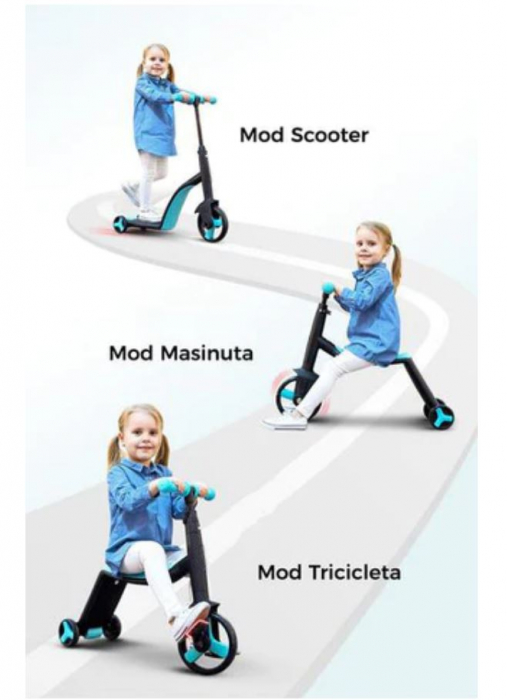 Trotineta - Tricicleta 3 in 1 [3]