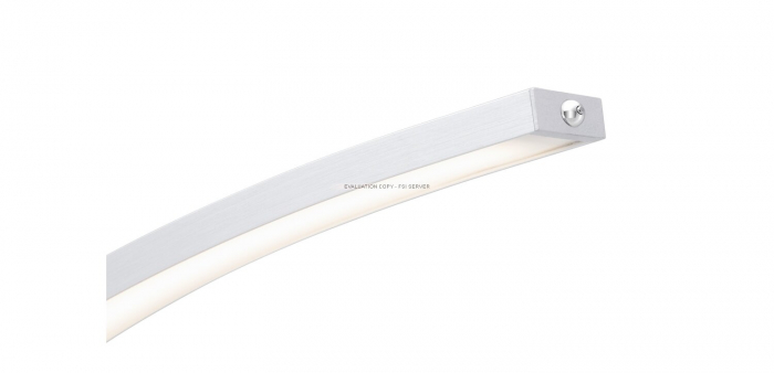 Lampa LED arcuita cu lumina calda, pentru podea, din aluminiu periat de calitate, 165cm, intensitate reglabila [3]