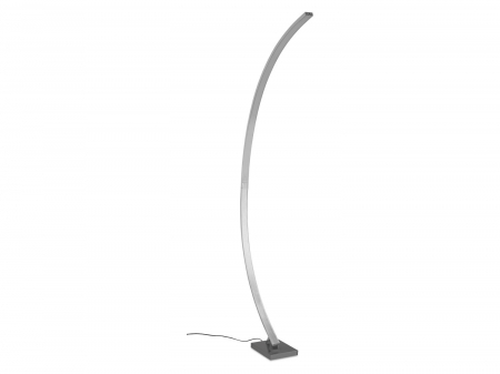 Lampa LED arcuita cu lumina calda, pentru podea, din aluminiu periat de calitate, 165cm, intensitate reglabila [3]