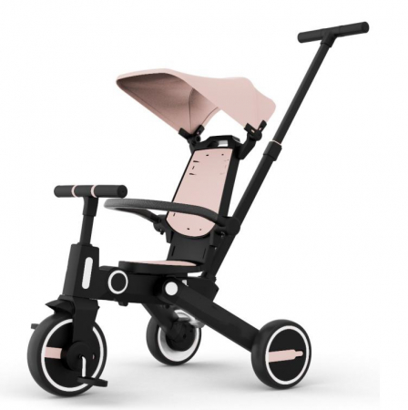 Tricicleta copii 7 in 1, multifunctionala, scaun reversibil cu spatar, pentru copii cu varsta intre 18 luni si 5 ani [0]
