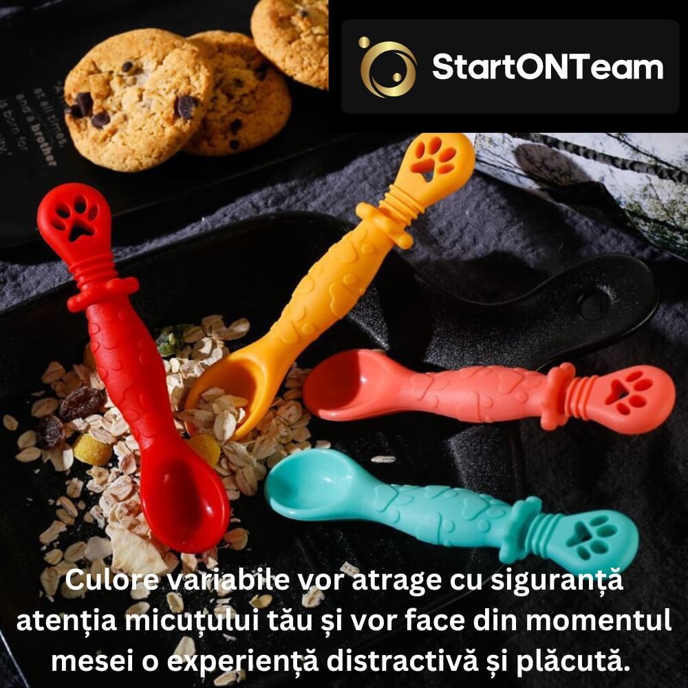 lingurita silicon bebe