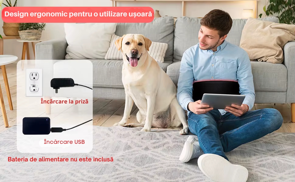 Centura pentru terapie cu lumina rosie