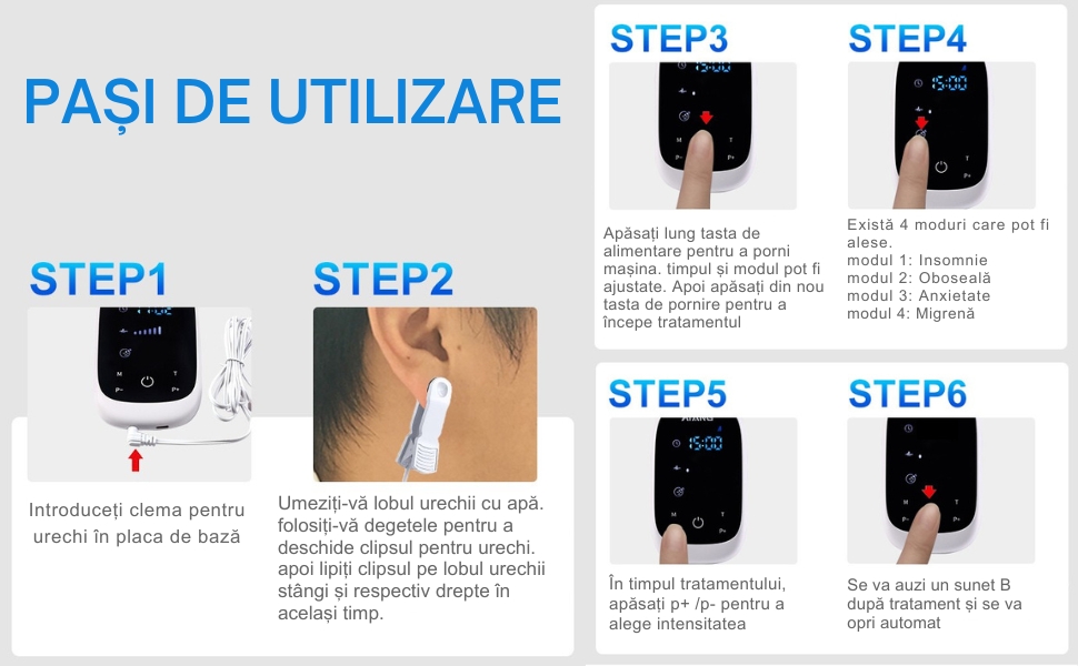 Dispozitiv pentru Somn si Relaxare, Amelioreaza Anxietatea, Insomnia si Depresia