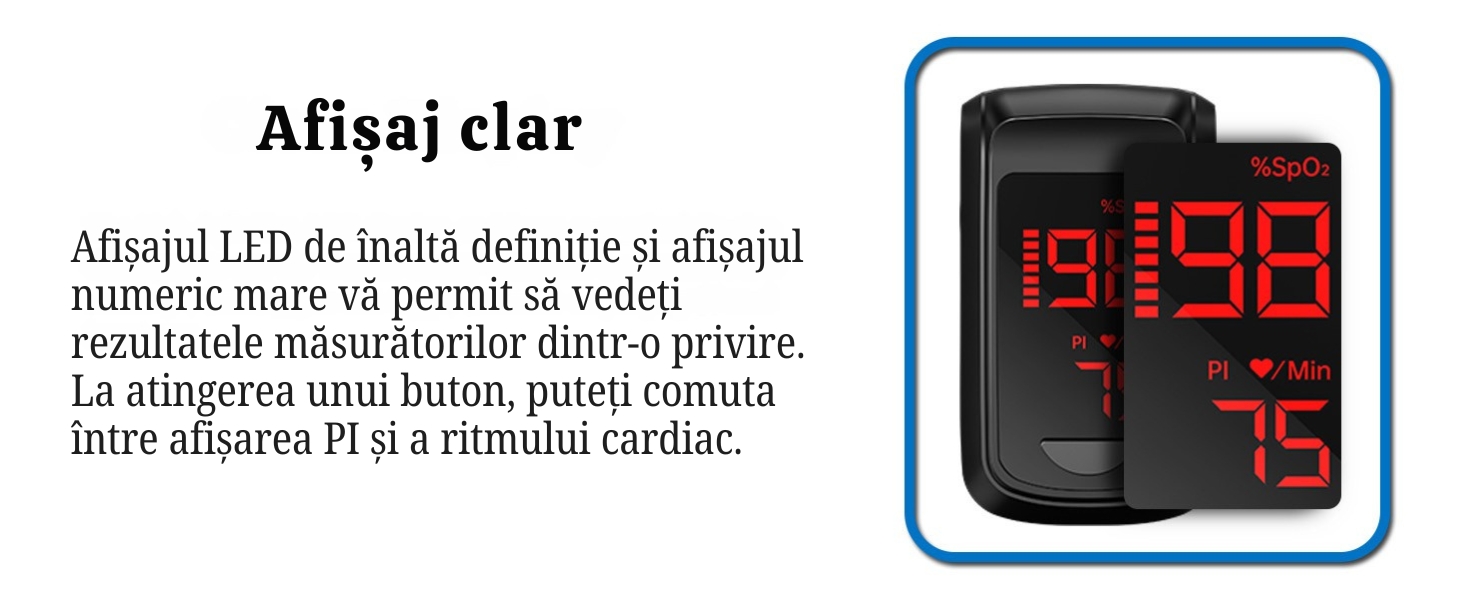 Pulsoximetru de Deget