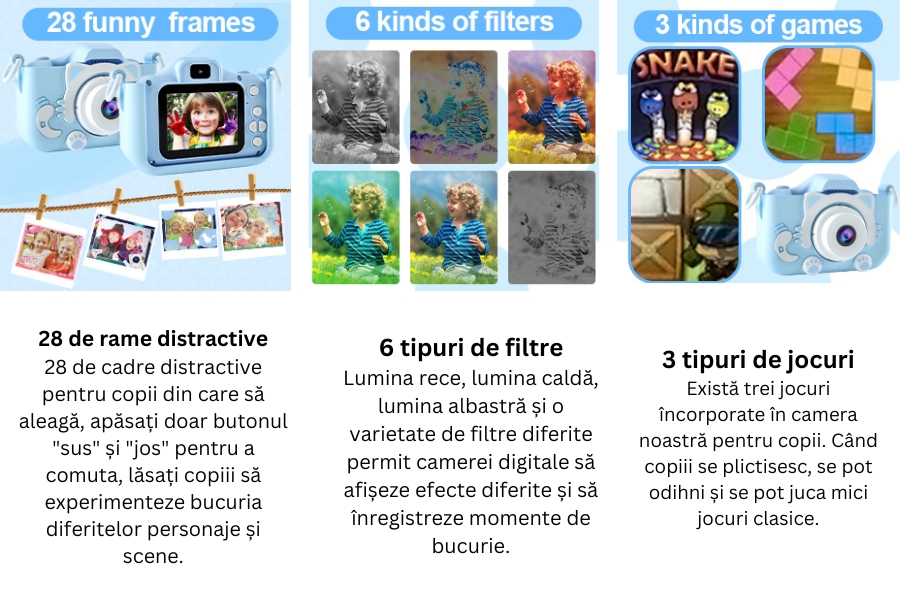 Aparat Foto Digital pentru Copii