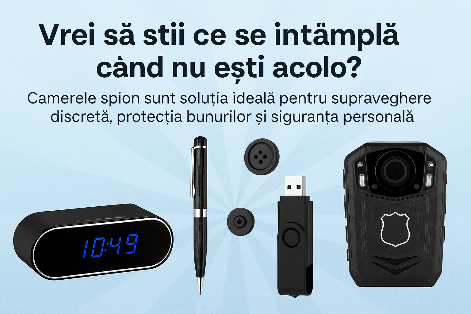 Camere Ascunsa Spion: Modele Inovatoare si Utilizari Diverse