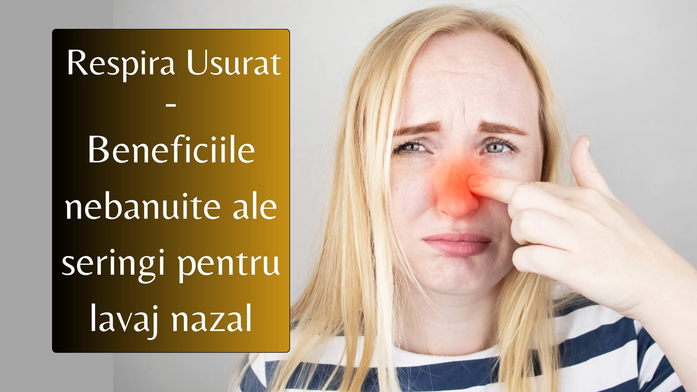 Descopera Seringa de Lavaj Nazal: Ghid detaliat cu Sfaturi utile