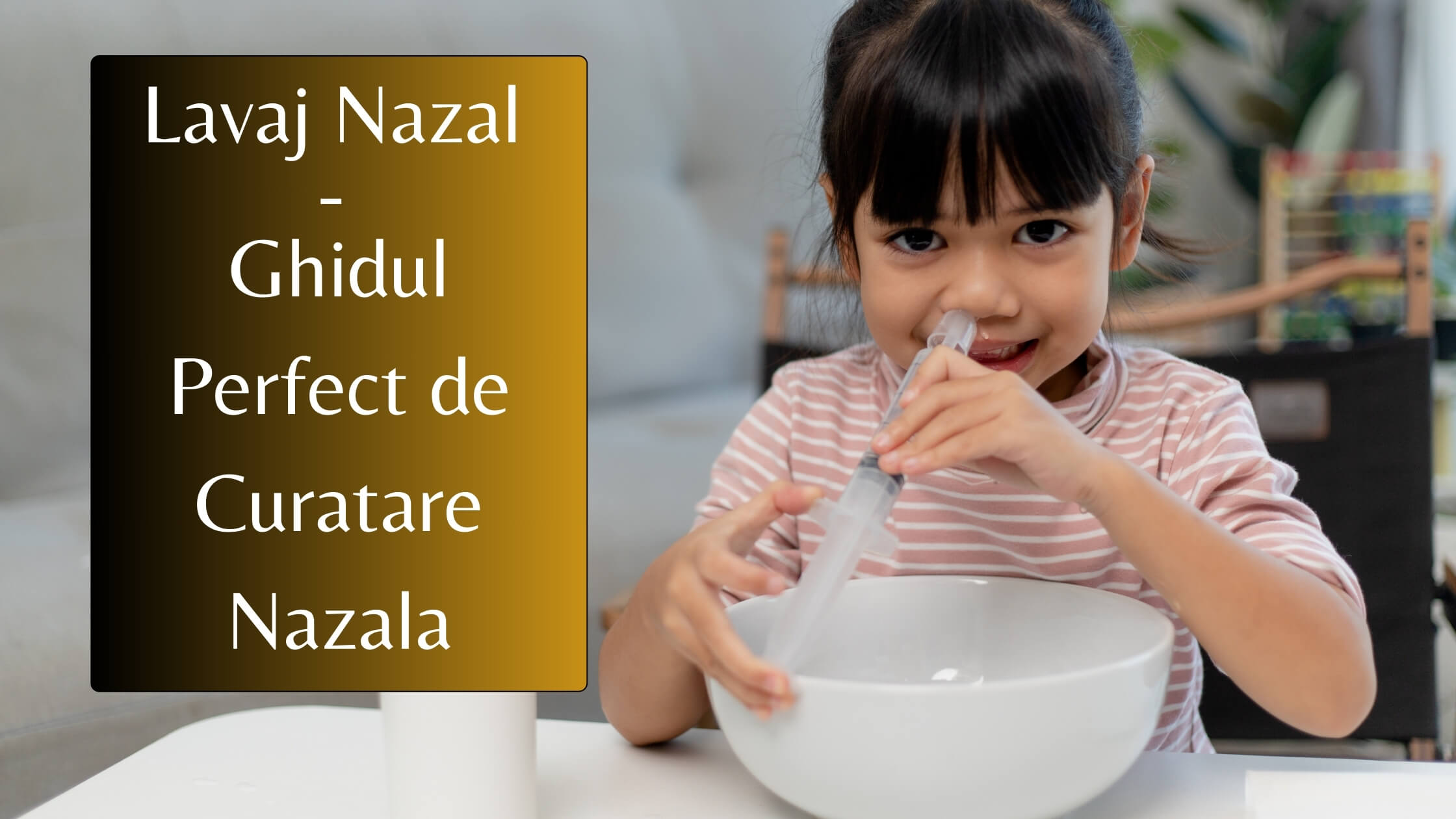 Seringa de Lavaj Nazal
