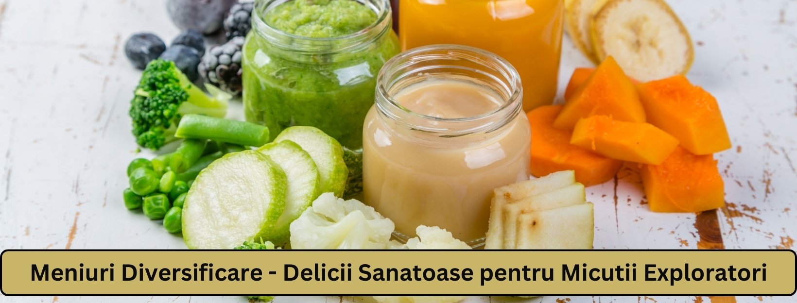 Meniuri Diversificare - Delicii Sanatoase pentru Micutii Exploratori