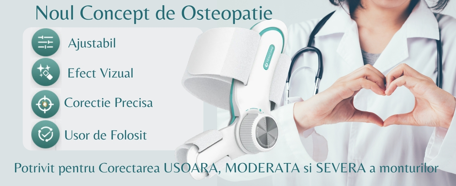 Corector de monturi Tenicore hallux valgus