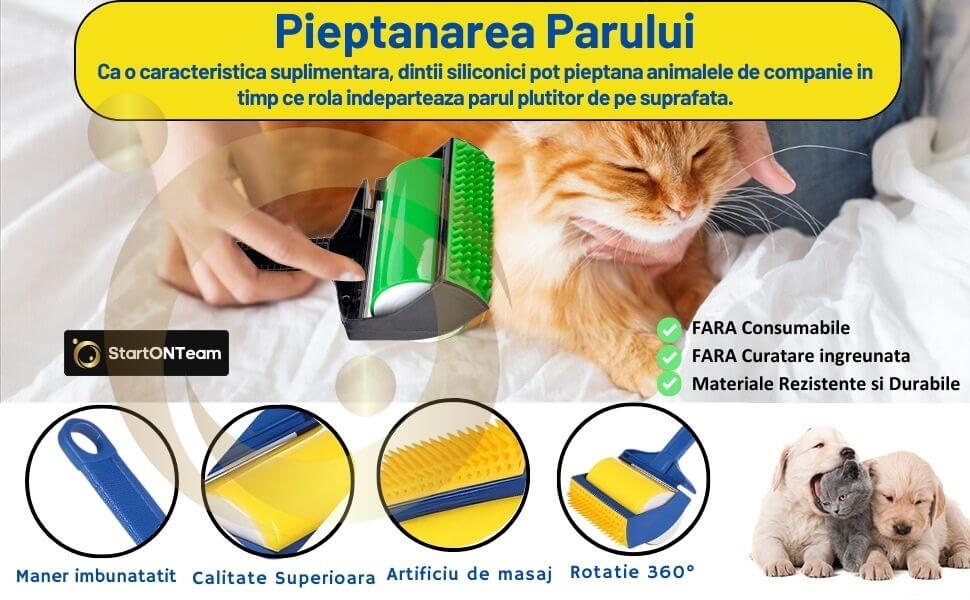perie rola pentru indepartarea parului de animale