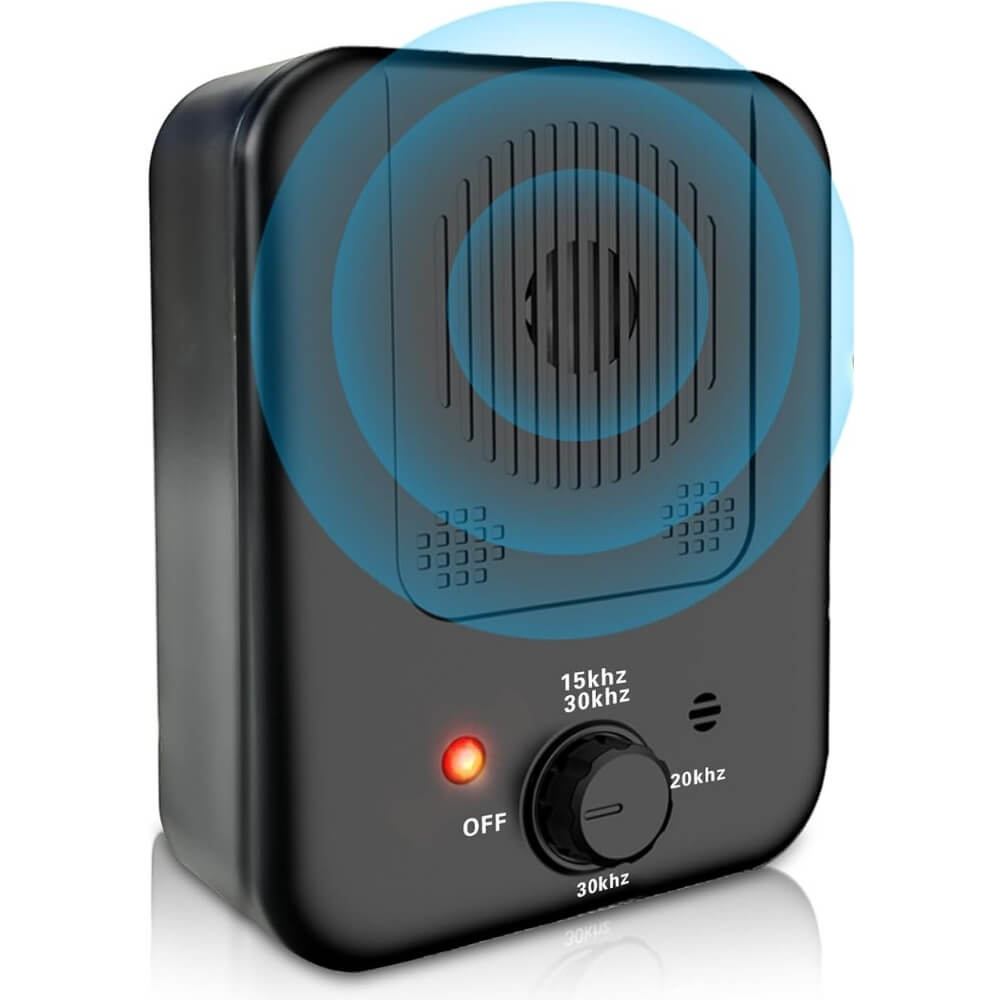 Aparat Anti Latrat cu ultrasunete pentru caini, Profesional 15m, Dispozitiv de control antilatratului cainilor, 3 Nivele Reglabile [3]