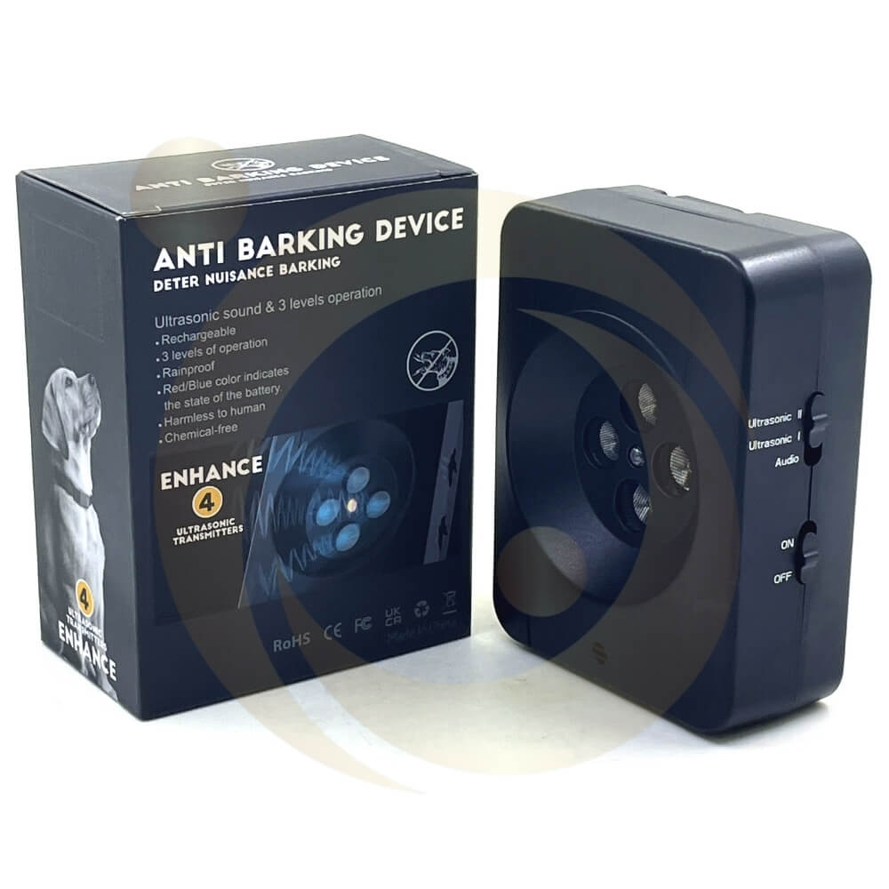 Aparat Anti Latrat cu Ultrasunete pentru Caini, Profesional, 3 Nivele, Impermeabil, Dispozitiv Antilatrat cu Ultra Sunete de Interior si Exterior [19]