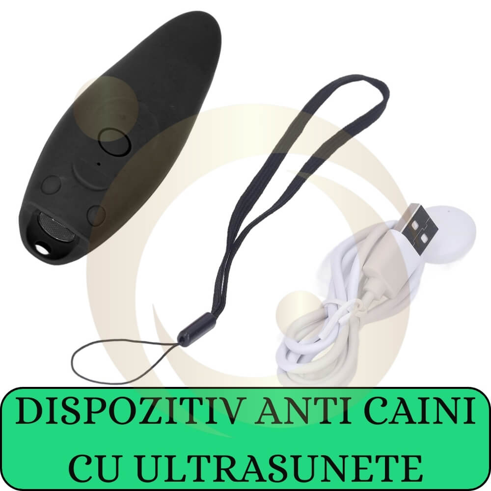 Aparat anticaini portabil cu ultrasunete, Dispozitiv pentru Descurajarea latratului, Anti Latrat la 8m, Sigur pentru Caini si Pisici [4]