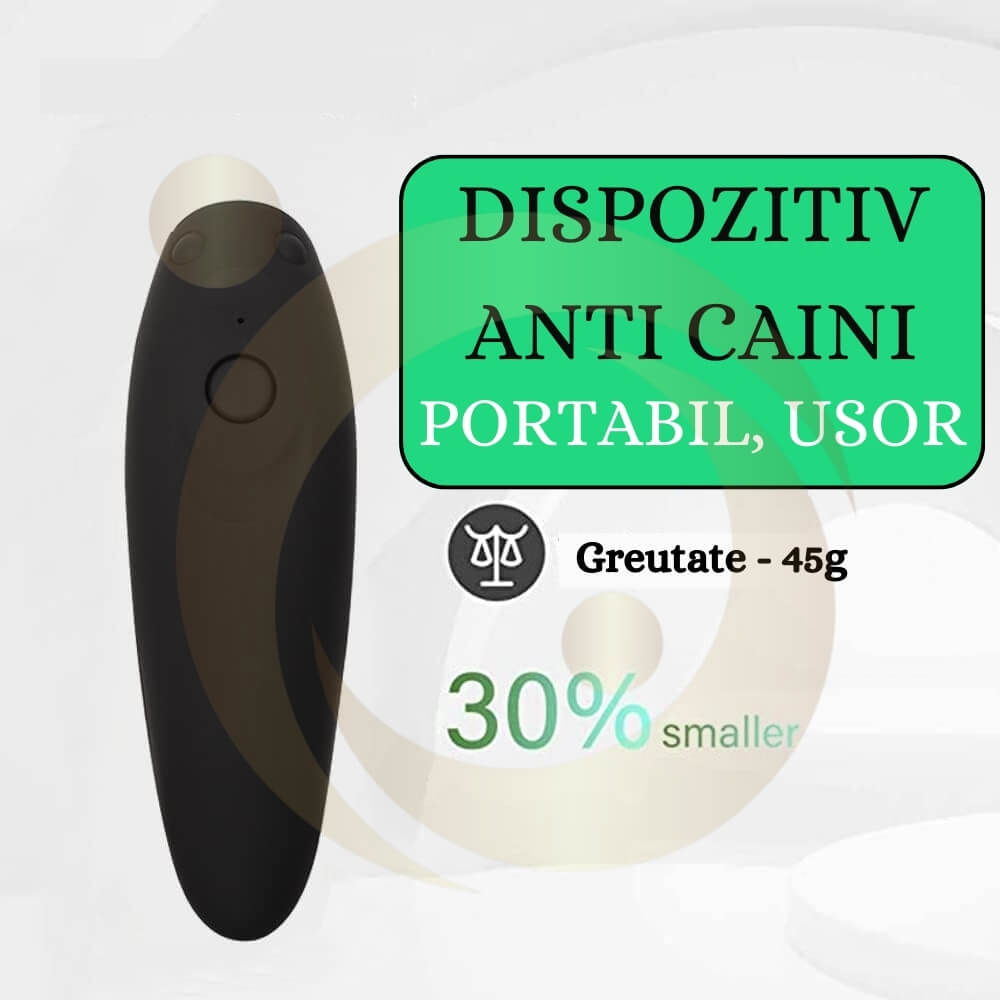 Aparat anticaini portabil cu ultrasunete, Dispozitiv pentru Descurajarea latratului, Anti Latrat la 8m, Sigur pentru Caini si Pisici [6]