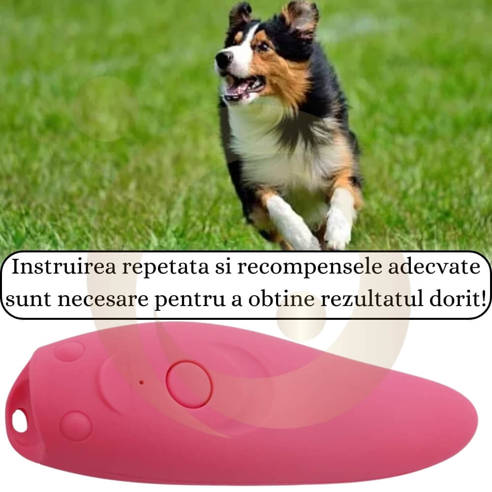 Aparat anticaini portabil cu ultrasunete, Dispozitiv pentru Descurajarea latratului, Anti Latrat la 8m, Sigur pentru Caini si Pisici [12]