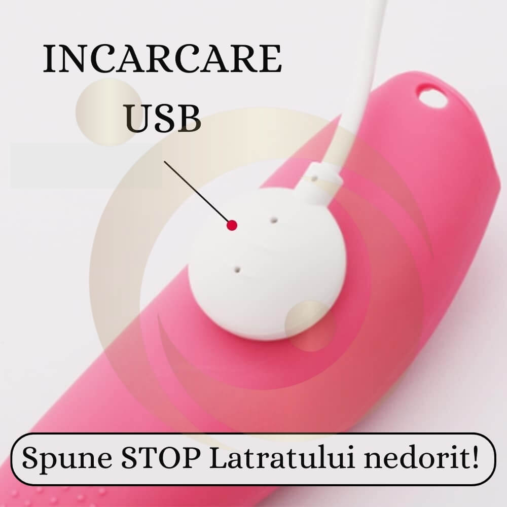 Aparat anticaini portabil cu ultrasunete, Dispozitiv pentru Descurajarea latratului, Anti Latrat la 8m, Sigur pentru Caini si Pisici [4]