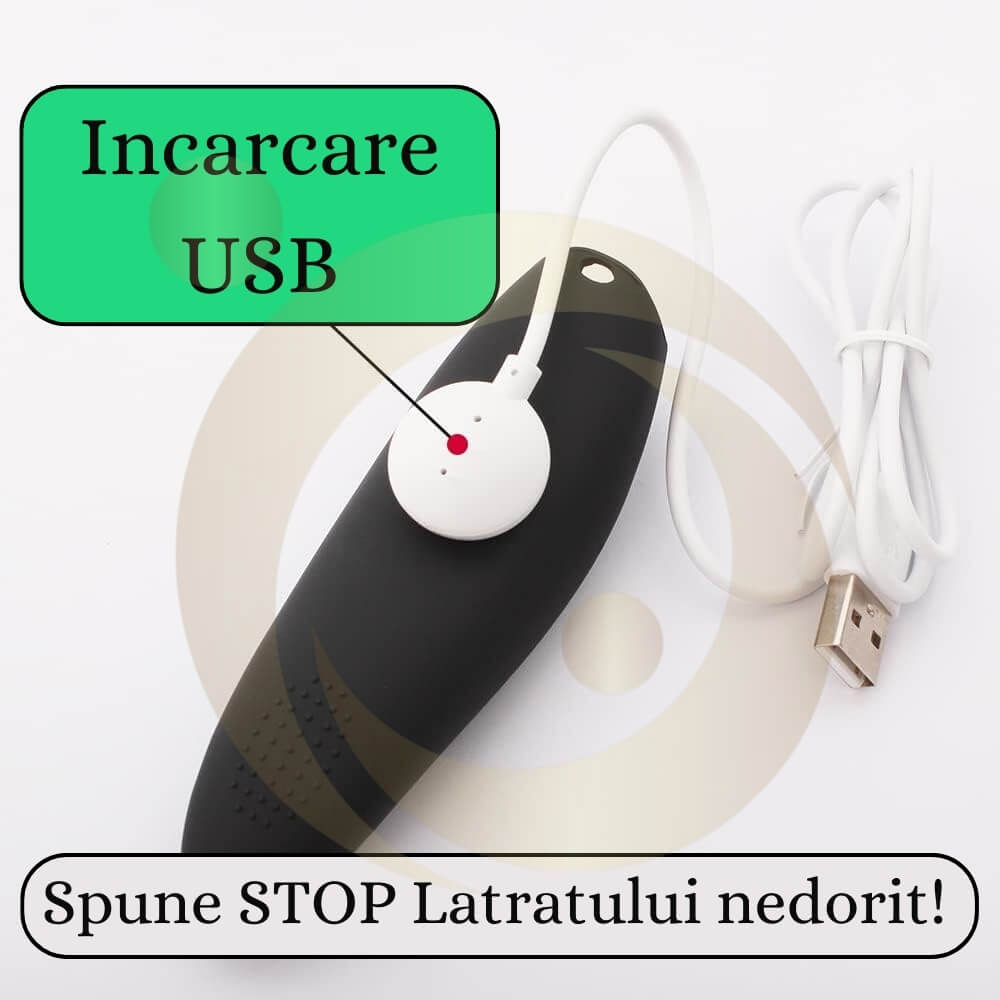 Aparat anticaini portabil cu ultrasunete, Dispozitiv pentru Descurajarea latratului, Anti Latrat la 8m, Sigur pentru Caini si Pisici [5]