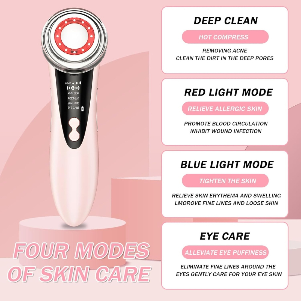 Aparat Electric Multifunctional pentru Masaj Facial, Lifting [19]