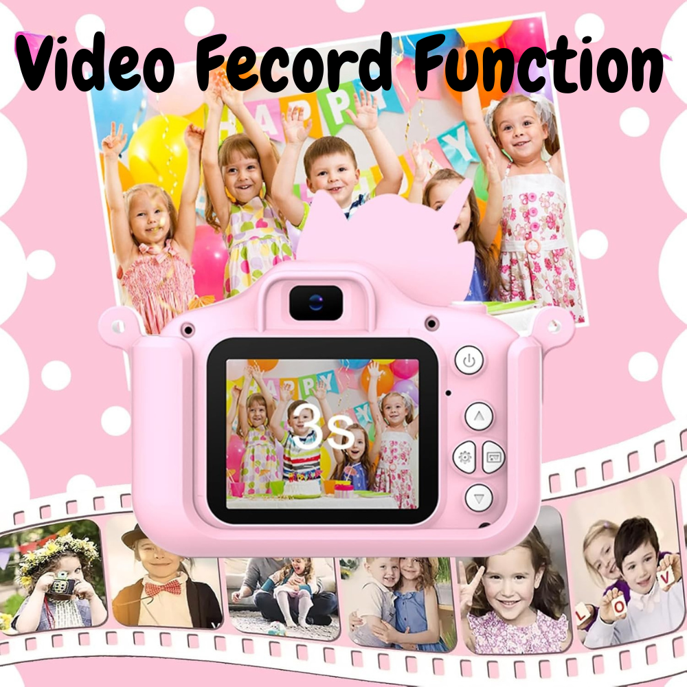 Aparat Foto Copii Unicorn Cameră Selfie 48MP Full HD [14]