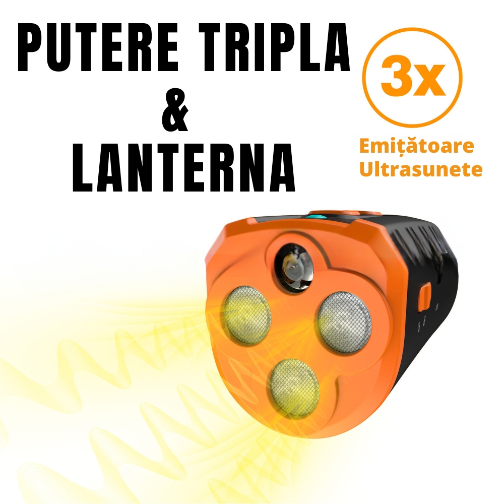 Aparat Portabil Antilatrat cu Ultrasunete si Lanterna [10]