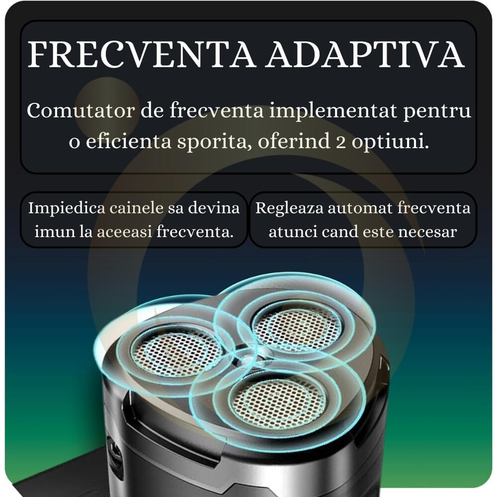 Aparat Profesional Antilatrat cu Ultrasunete si Lanterna, 15m Impotriva Latratului si a Cainilor Agresivi cu Functie de Dresaj AntiLatrat, USB [3]
