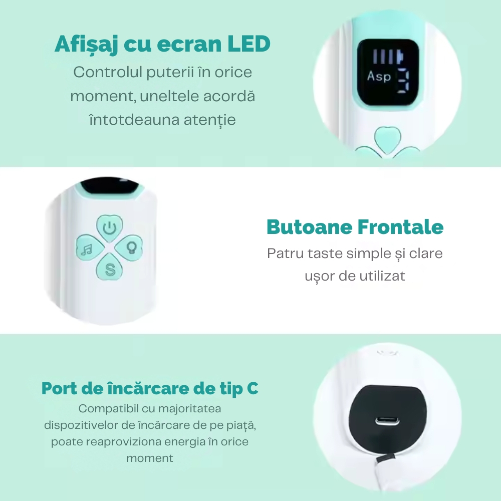 Aspirator Nazal Electric pentru Copii si Bebelusi [7]