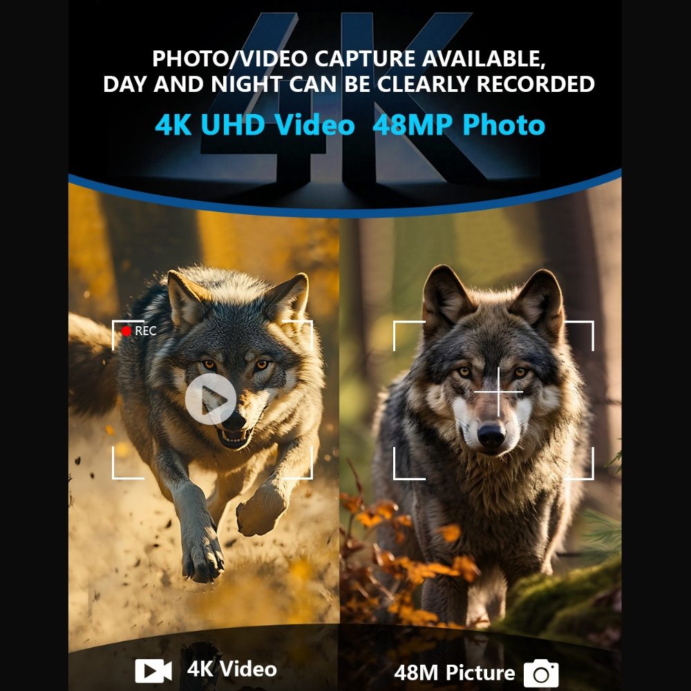 Binoclu Digital Wolf 4K, Profesional de Vanatoare [6]